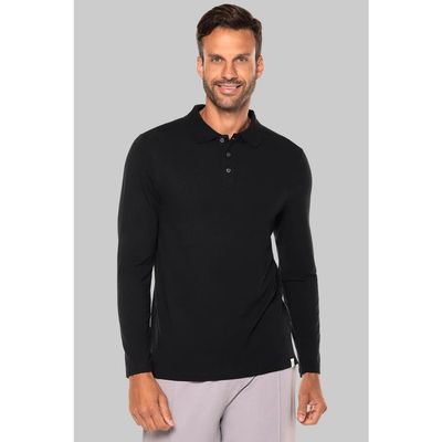 Coolibar Coolibar Men's Coppitt Long Sleeve Polo, UPF 50+ Sun Protection