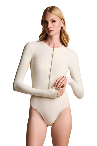 Coolibar Coolibar Mila One Piece Swimsuit With Long Sleeves, Upf 50+ Sun Protection