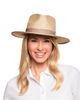 Coolibar Coolibar Unisex Abaco Palm Straw Pinch Fedora, Upf 50+ Sun Protection - 1