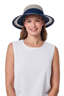 Coolibar Coolibar Women's Clara Sun Hat with Ribbon, UPF 50+ Sun Protection