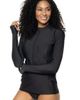 Coolibar Coolibar Women's Escalante Zip Rash Guard, UPF 50+ Sun Protection - 4