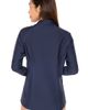 Coolibar Coolibar Women's Freestyle Quarter Zip Rash Guard with Long Sleeves, UPF 50+ Sun Protection - 3