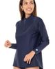 Coolibar Coolibar Women's Freestyle Quarter Zip Rash Guard with Long Sleeves, UPF 50+ Sun Protection - 5