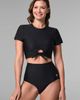 Coolibar Coolibar Women's Hibiscus Swim Crop Top, UPF 50+ Sun Protection - 3
