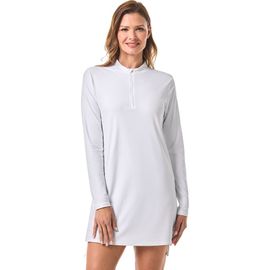 Coolibar Coolibar Women's Key Biscayne Ruche Swim Top, UPF 50+ Sun Protection