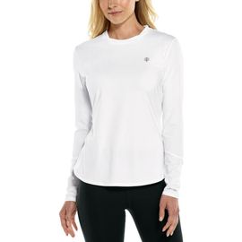 Coolibar Coolibar Women's Match Point Long Sleeve T-Shirt, UPF 50+ Sun Protection
