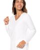 Coolibar Coolibar Women's Morada V-Neck Long Sleeve T-Shirt, UPF 50+ Sun Protection - 1