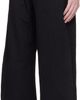 COOR COOR Black Deep Curved Cotton Blend Trousers - 3