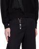COOR COOR Black Deep Curved Cotton Blend Trousers - 5