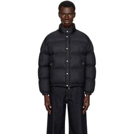 COOR COOR Black Double Stitch Snap Button Down Jacket