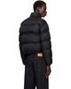 COOR COOR Black Double Stitch Snap Button Down Jacket - 3