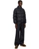 COOR COOR Black Double Stitch Snap Button Down Jacket - 4