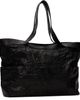 COOR COOR Black Multi Pocket Crinkled Lambskin Tote - 2