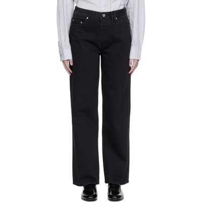 COOR COOR Black Straight Jeans