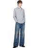 COOR COOR Blue Cotton Tartan Check Shirt - 4