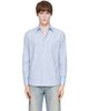 COOR COOR Blue Pin Stripe Pointed Shirt - 1