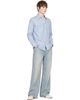 COOR COOR Blue Pin Stripe Pointed Shirt - 4