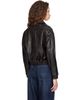 COOR COOR Brown Antique Lambskin Blouson Jacket - 3
