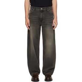 COOR COOR Brown Back Side Washed Jeans
