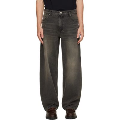 COOR COOR Brown Back Side Washed Jeans