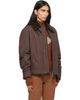 COOR COOR Brown Fleece Lined Cotton B-3 Jacket - 2