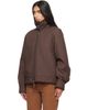 COOR COOR Brown Fleece Lined Cotton B-3 Jacket - 4