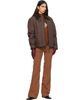 COOR COOR Brown Fleece Lined Cotton B-3 Jacket - 5