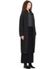 COOR COOR Gray Cashmere Blend High Neck Coat - 2