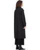 COOR COOR Gray Cashmere Blend High Neck Coat - 3