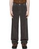 COOR COOR Gray Corduroy Carpenter Pocket Trousers - 1