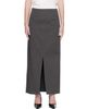 COOR COOR Gray Cotton Relaxed Midi Skirt - 1