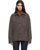 COOR COOR Gray Dyed Moleskin Chore Jacket - 1