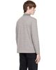 COOR COOR Gray Multi Pin Pique Long Sleeve Polo - 3