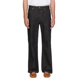 COOR COOR Navy Rigid Semi Flare Jeans