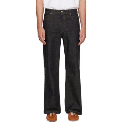 COOR COOR Navy Rigid Semi Flare Jeans