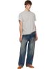 COOR COOR Navy Straight Cut Dirty Wash Jeans - 4