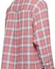 COOR COOR Red Seersucker Ombre Checkered Shirt - 3
