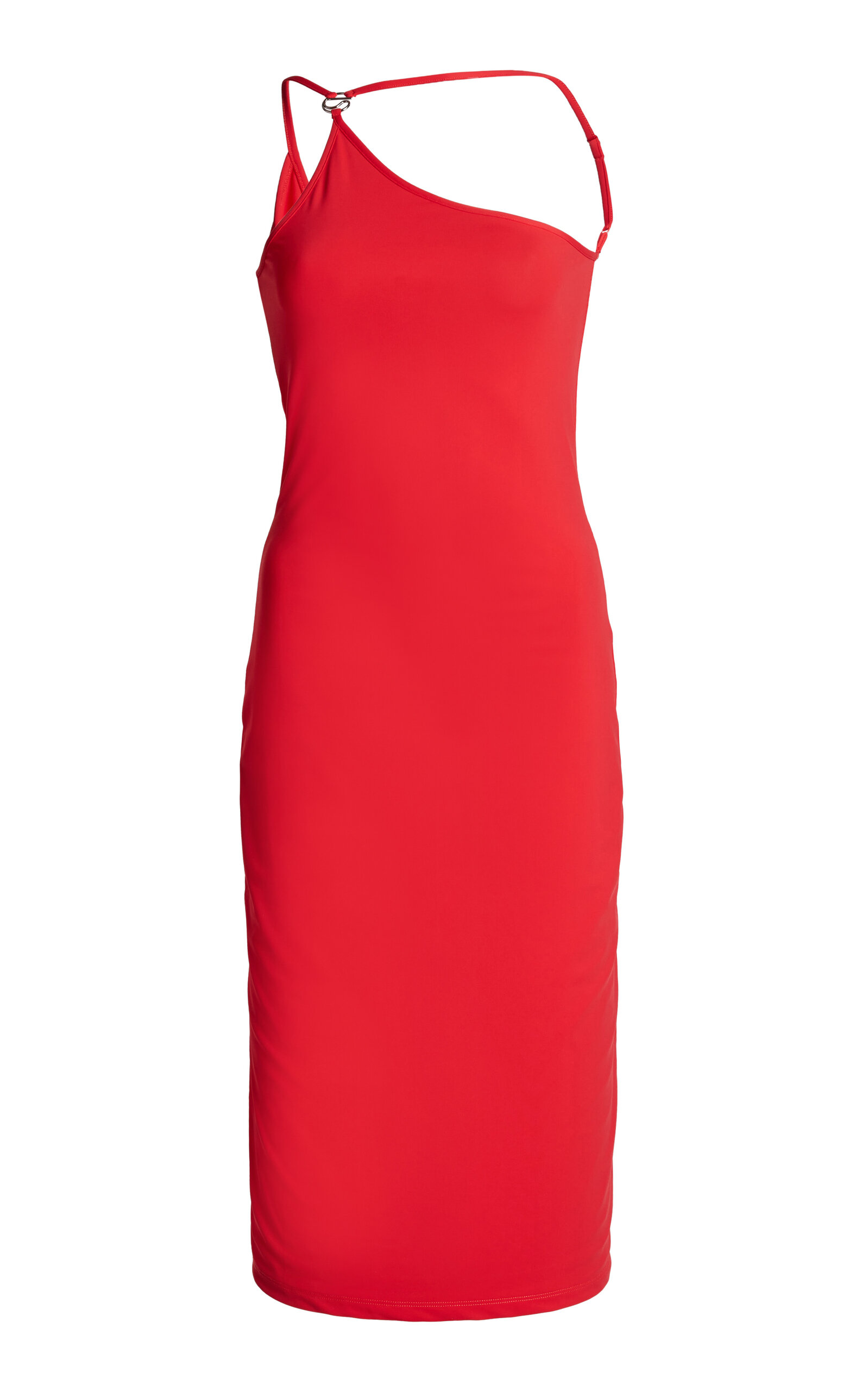 Coperni Coperni Asymmetric OneShoulder Midi Dress