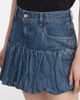 Coperni Coperni Balloon denim miniskirt - 4