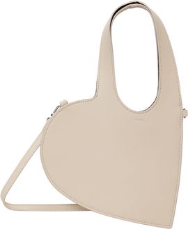 Coperni Coperni Beige Mini Heart Tote
