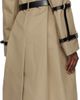 Coperni Coperni Beige Multi Belt Trench Coat - 3