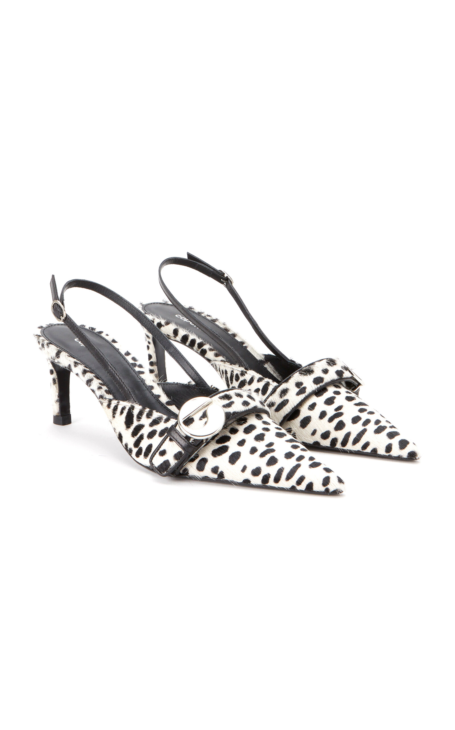 Coperni Coperni Belt Calf Hair Kitten Heels