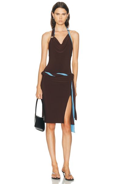 Coperni Coperni Bi Color Twisted Dress