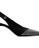 Coperni Coperni Black Bicolor Slingbacks Stiletto Heels - 1