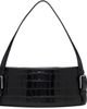 Coperni Coperni Black Croco Ergonomic Shoulder Bag - 1