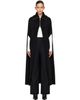 Coperni Coperni Black Knit Scarf Zip Cape - 1