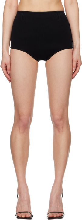 Coperni Coperni Black Knitted Shorts