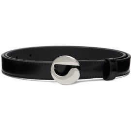 Coperni Coperni Black Logo Skinny Belt