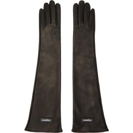 Coperni Coperni Black Long Patch Gloves