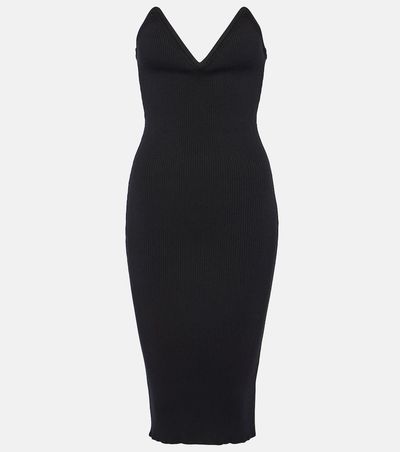Coperni Coperni Bustier knit midi dress